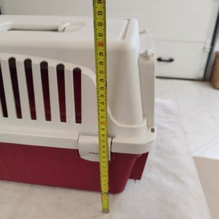 Transportín Gatos Ferplast Rojo/Blanco