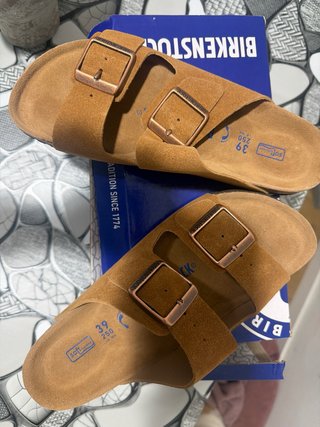 Sandalias Birkenstock Mujer Talla 39 Marrones