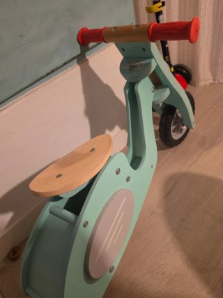 Bicicleta de madera mint