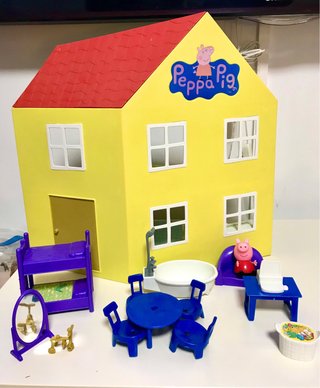 casa Peppa Pig de 3 plantas