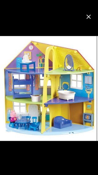 casa Peppa Pig de 3 plantas