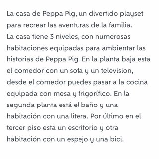 casa Peppa Pig de 3 plantas
