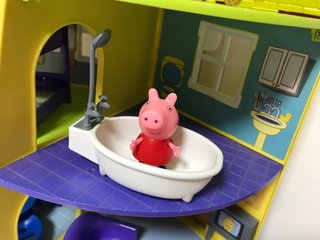 casa Peppa Pig de 3 plantas