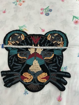 Parche Tigre Lentejuelas Grande Nuevo