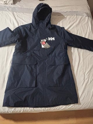 Abrigo Helly Hansen Azul Talla XXL Nuevo