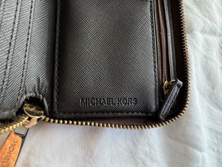 Cartera Michael Kors monogram marrón