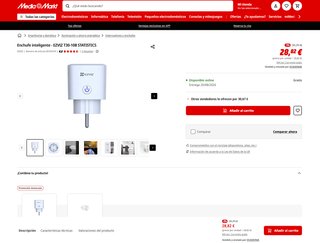 Enchufe Inteligente EZVIZ T30-10B Nuevo