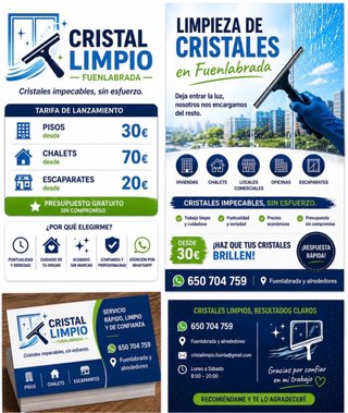 Limpieza de cristales