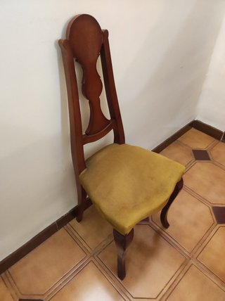 Silla terciopelo