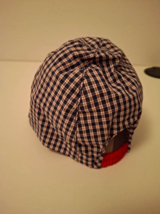 Gorra bebé Catimini nueva cuadros con dibujo