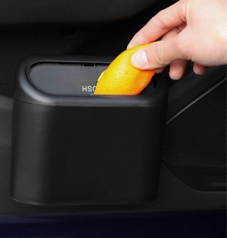 Papelera Coche Pequeña Negra