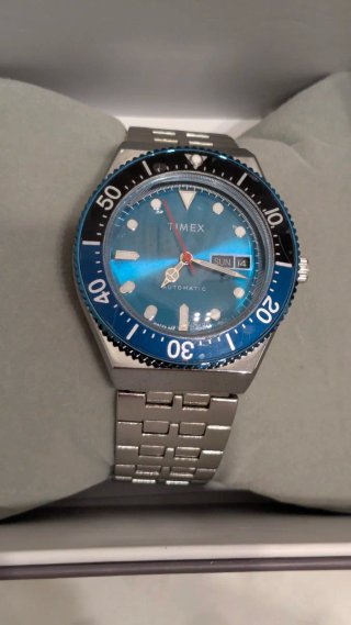 Reloj Timex Automático Azul