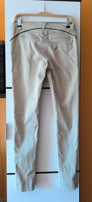 Pantalón Massimo Dutti Beige Slim Fit Talla 36