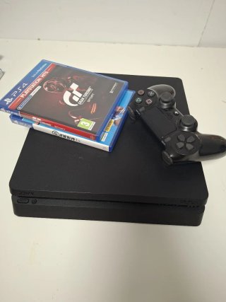 Consola PS4 (PlayStation 4) Negra + Juegos