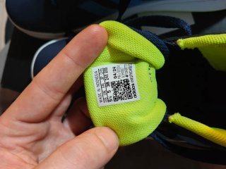Scarpe Adidas Donna Tg 38 Blu/Verde lime
