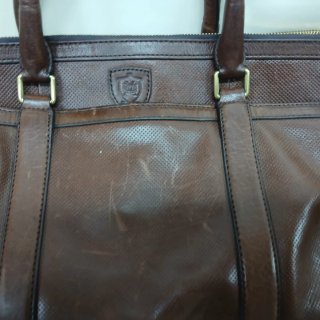 Bolso Massimo Dutti Marrón Piel