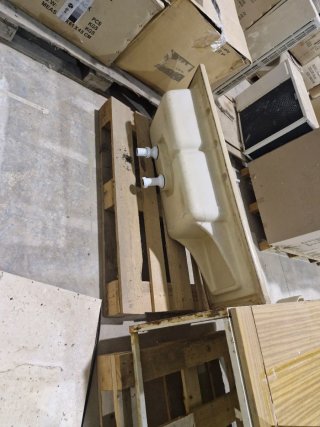 Fregadero doble lavadero beige