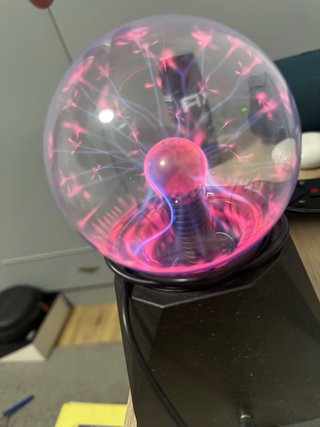 Bola de plasma con cargador