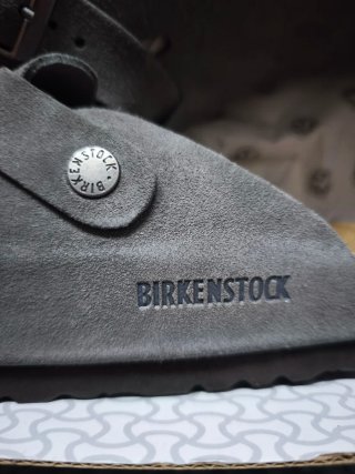 Sandalias Birkenstock Boston Grises Talla 40