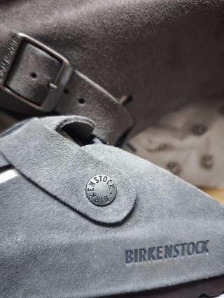 Sandalias Birkenstock Boston Grises Talla 40