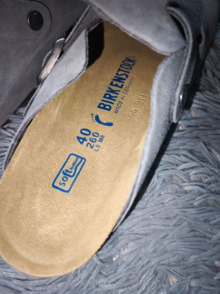 Sandalias Birkenstock Boston Grises Talla 40