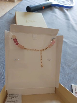 Collar EttaVee piedras naturales 16+3