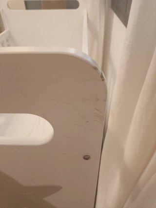 Cuna blanca con colchón