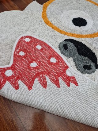 Alfombra infantil perro con gafas