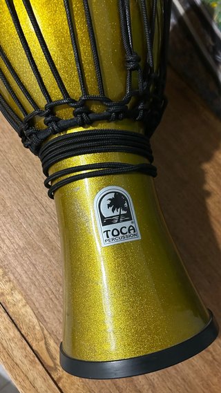 Djembe Toca Percussion Dorado