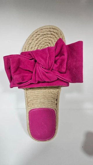 Chanclas de esparto con lazo (2 pares)