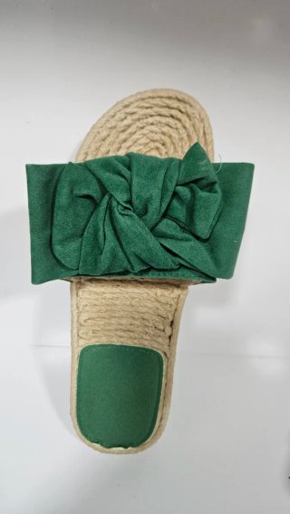 Chanclas de esparto con lazo (2 pares)