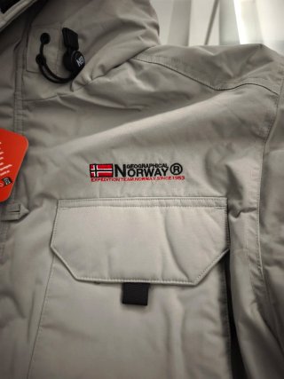 Parka Geographical Norway Alpes Gris