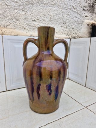 Jarrón de cerámica valenciana