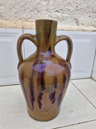 Jarrón de cerámica valenciana