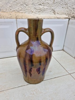 Jarrón de cerámica valenciana