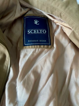Chaqueta hombre efecto piel melocotón