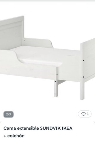 Cama infantil evolutiva IKEA