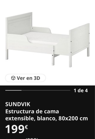 Cama infantil evolutiva IKEA