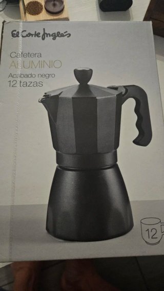 Cafetera Aluminio El Corte Inglés 12 Tazas