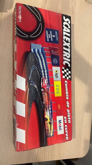 Scalextric C1 Rally 2 coches y ampliaciones