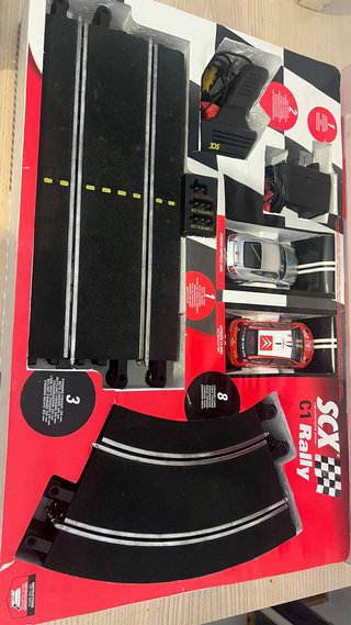 Scalextric C1 Rally 2 coches y ampliaciones