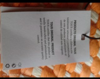 Bolso Tous Naranja y Blanco