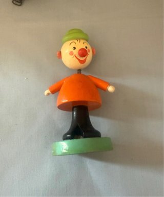 Lote 5 Juguetes Antiguos Tren, Acordeón Payaso etc