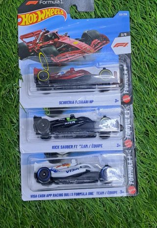 Lote 3 Coches Hot Wheels Formula 1
