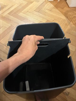 Cubo basura con separador