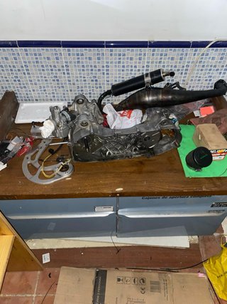 Bloque Aerox Encarado MKP3,únicamente con Cigueñal