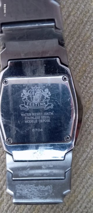 Reloj Festina 6704 Cronógrafo Acero WR100M