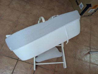 Moisés para bebé gris con soporte