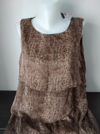 Vestido Estampado Animal Print Talla Única