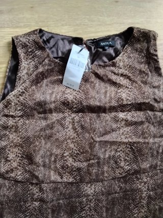 Vestido Estampado Animal Print Talla Única